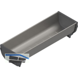 BLUM ORGA-LINE Schale 264 x 88 x 60 mm Kunststoff/Edelstahl