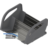 BLUM ORGA-LINE Gew�rzhalter, KB 300 mm, Breite 212 mm, KS Staubgrau/Edelstahl