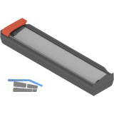 BLUM ORGA-LINE Folienschneider-Alufolie,KS/Stahl/Aluminium Staubgrau