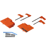 BLUM K�rnerlehre Frontbefestigung H�he M/K/L f�r TANDEMBOX, Kunststoff/Stahl