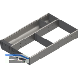 BLUM ORGA-LINE Einzel-Set KB 400/NL 500 mm Edelstahl/Kunststoff