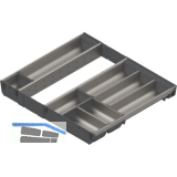 BLUM ORGA-LINE Schalen-Set KB 600/NL 500 mm Edelstahl/Kunststoff