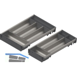 BLUM ORGA-LINE Schalen-Set KB 700 - 799/NL 450 mm Edelstahl/Kunststoff