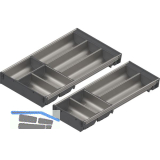 BLUM ORGA-LINE Schalen-Set KB 700 - 799/NL 500 mm Edelstahl/Kunststoff