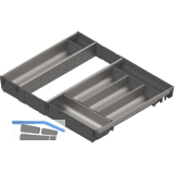 BLUM ORGA-LINE Schalen-Set KB 600/NL 450 mm Edelstahl/Kunststoff