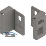 BLUM MERIVOBOX Holzr�ckwandhalter H�he N, Indiumgrau-matt