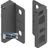 BLUM MERIVOBOX Holzr�ckwandhalter H�he M, Oriongrau-matt