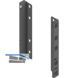 BLUM MERIVOBOX Holzr�ckwandhalter H�he E, Oriongrau-matt