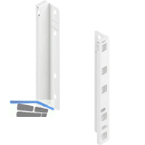 BLUM MERIVOBOX Holzr�ckwandhalter H�he E, Seidenwei�-matt