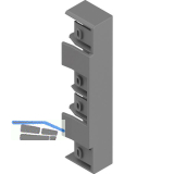 BLUM MERIVOBOX Abdeckkappe H�he M auf H�he E, Indiumgrau