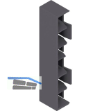 BLUM MERIVOBOX Abdeckkappe H�he M auf H�he E, Oriongrau