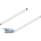 BLUM MERIVOBOX L�ngreling NL 400, Seidenwei�-matt