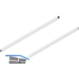 BLUM MERIVOBOX L�ngreling NL 600, Seidenwei�-matt