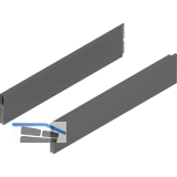 BLUM MERIVOBOX Boxcap H�he E, NL 500, Oriongrau-matt