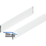 BLUM MERIVOBOX Boxcap H�he E, NL 550, Seidenwei�-matt