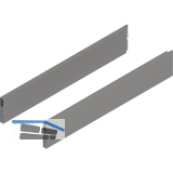 BLUM MERIVOBOX Boxcap H�he E, NL 600, Indiumgrau-matt