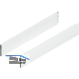 BLUM MERIVOBOX Boxcap H�he E, NL 600, Seidenwei�-matt