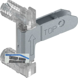 BLUM MERIVOBOX Frontbefestigung unten, Montageart INSERTA