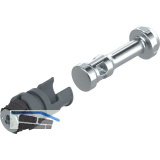 BLUM MERIVOBOX Frontbefestigung oben, Montageart EXPANDO T