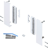 BLUM MERIVOBOX Fronthalter Innenauszug mit Einschubelement H�he E, Seidenwei�