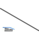 BLUM MERIVOBOX Querreling f�r Innenauszug, L�nge 1059 mm, Alu Oriongrau-matt