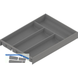 BLUM AMBIA-LINE Besteckeinsatz NL450mm,B300mm, Stahl Indiumgrau