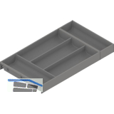 BLUM AMBIA-LINE Besteckeinsatz NL550mm,B300mm, Stahl Indiumgrau