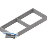 BLUM AMBIA-LINE Schubkastenrahmen breit, NL500mm, Stahl Indiumgrau matt