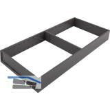 BLUM AMBIA-LINE Schubkastenrahmen breit, NL650mm, Stahl Indiumgrau matt