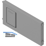 BLUM AMBIA-LINE Querteiler zu Schubkastenrahmen schmal, B100mm, KS Indiumgrau