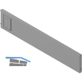 BLUM AMBIA-LINE Querteiler zu Schubkastenrahmen, B242 mm, KS Indiumgrau