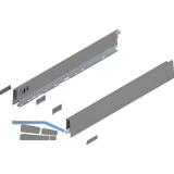 BLUM MERIVOBOX SET H�he N, BLUMOTION B, 40kg, NL 500, Indiumgrau