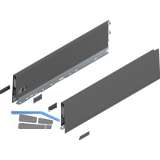 BLUM MERIVOBOX SET H�he K, BLUMOTION B, 40kg, NL 550, Oriongrau