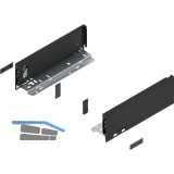 BLUM LEGRABOX pure Zarge H�he M, NL 270, Carbonschwarz-matt