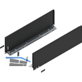 BLUM LEGRABOX pure Zarge H�he C, NL 600, Carbonschwarz-matt