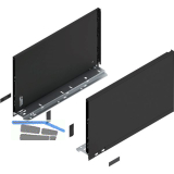 BLUM LEGRABOX pure Zarge H�he F, NL 400, Carbonschwarz-matt