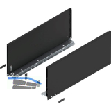 BLUM LEGRABOX pure Zarge H�he F, NL 550, Carbonschwarz-matt
