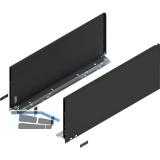 BLUM LEGRABOX pure Zarge H�he F, NL 600, Carbonschwarz-matt