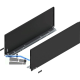 BLUM LEGRABOX pure Zarge H�he F, NL 650, Carbonschwarz-matt