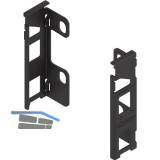 BLUM LEGRABOX Holzr�ckwandhalter H�he M, Carbonschwarz-matt