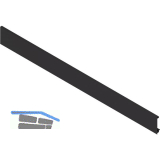 BLUM LEGRABOX Vorderst�ck ohne Nut, L�nge 1043 mm, Aluminium Carbonschwarz-matt