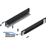 BLUM LEGRABOX special edition Innenzarge H�he M, NL 500 mm, Carbonschwarz