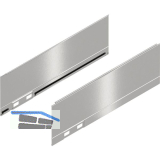 BLUM LEGRABOX special edition Dekorelement H�he M, NL 270 mm, INOX