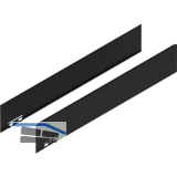 BLUM LEGRABOX special edition Dekorelement H�he M, NL 500 mm, Carbon look