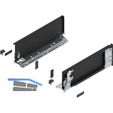 BLUM LEGRABOX special edition Innenzarge H�he K, NL 350 mm, Carbonschwarz