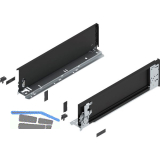 BLUM LEGRABOX special edition Innenzarge H�he K, NL 450 mm, Carbonschwarz