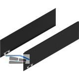 BLUM LEGRABOX special edition Dekorelement H�he K, NL 450 mm, Carbon Look