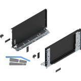 BLUM LEGRABOX special edition Innenzarge H�he C, NL 350 mm, Carbonschwarz