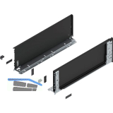 BLUM LEGRABOX special edition Innenzarge H�he C, NL 500 mm, Carbonschwarz