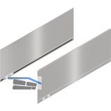 BLUM LEGRABOX special edition Dekorelement H�he C, NL 450 mm, INOX